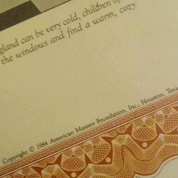 1983 Pat Pearson "Peeking In" Farmhouse Folk Art Limited Print #37/1150 Framed - Picture 10 of 12